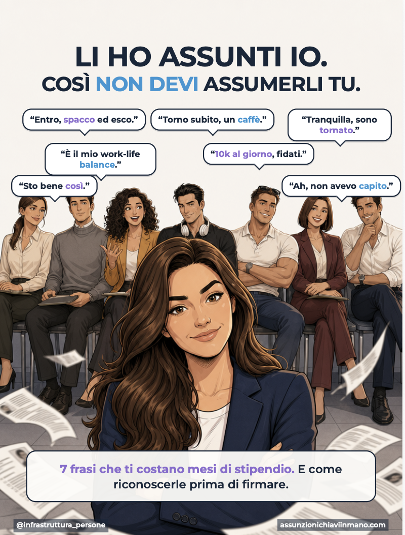 Copertina della guida: Li ho assunti io. Così non devi assumerli tu.